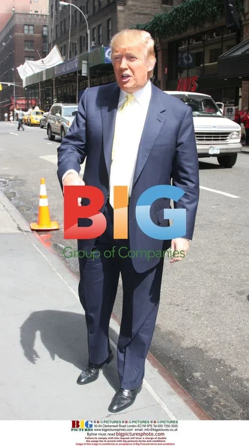 Donald Trump Arrives at 2010 NBC Upfronts