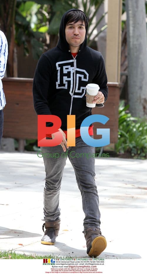 Pete Wentz Out in Burbank