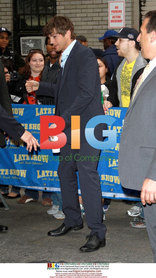 Ashton Kutcher on Late Show