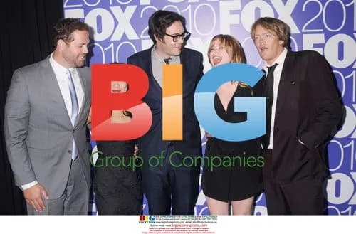 David Denman and cast at FOX 2010 party