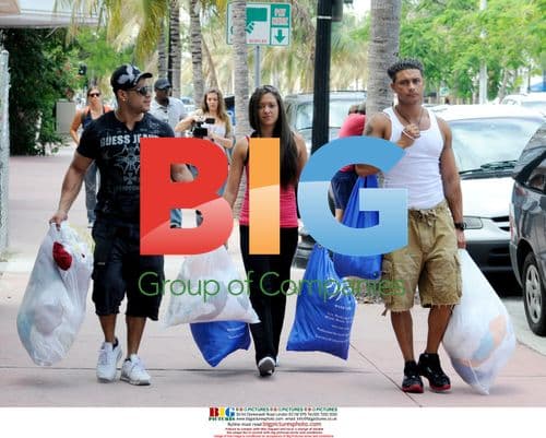 Sammi, Ronnie, and Pauly D seen in Miami