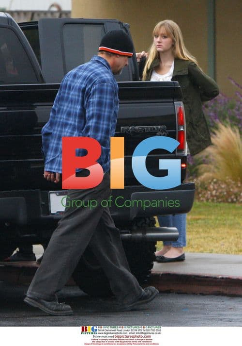 Jesse James takes kids to school