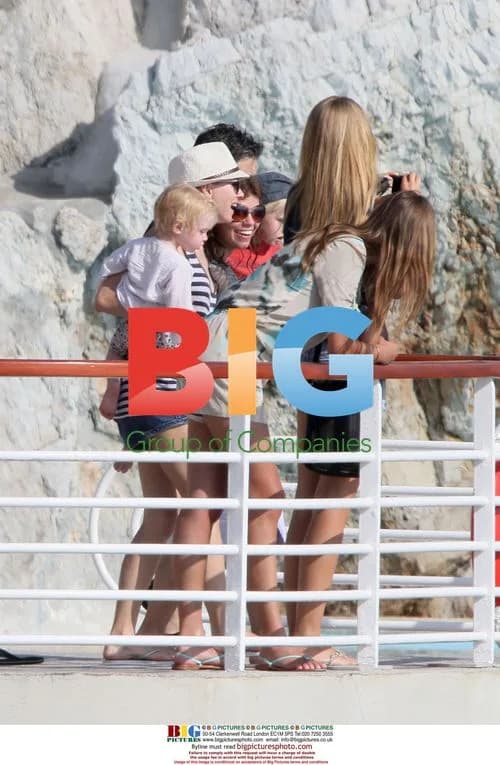 Naomi Watts Relaxes with Kids at Eden Roc