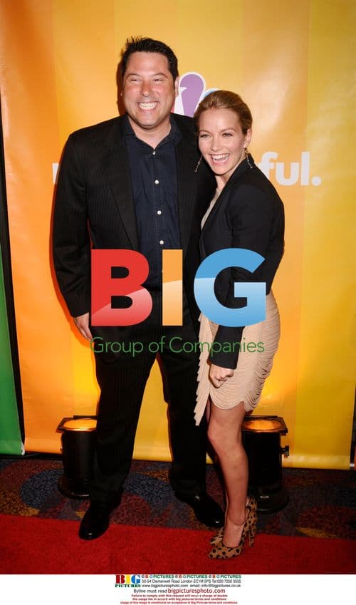 Greg Grunberg and Becki Newton at NBC Upfront