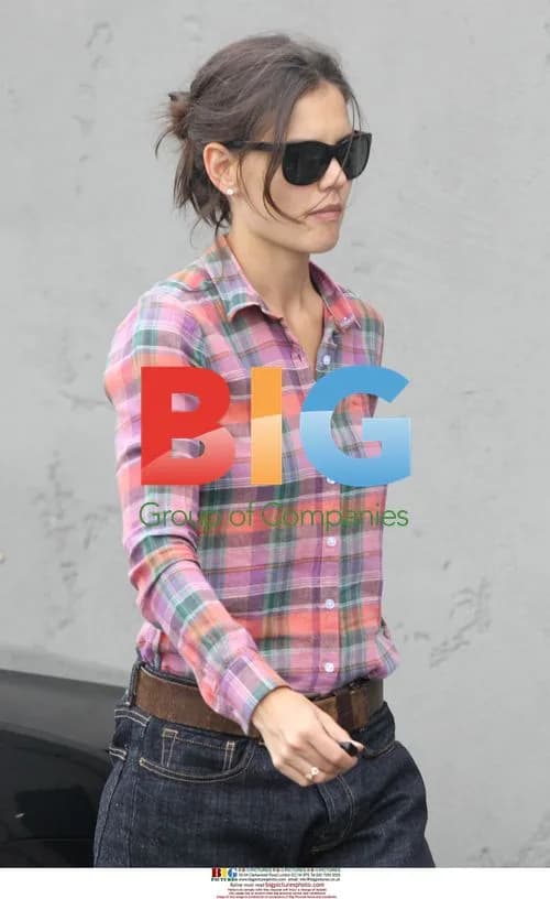 Katie Holmes arrives at LA studio