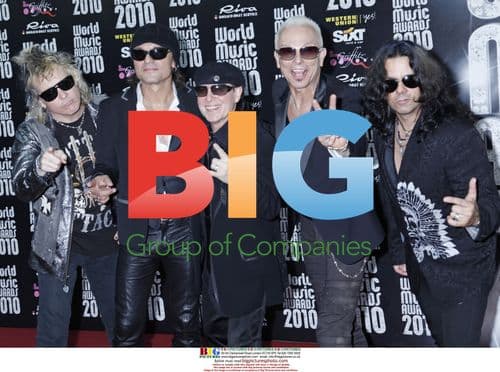 Scorpions Band Arrives at World Music Awards in Monaco