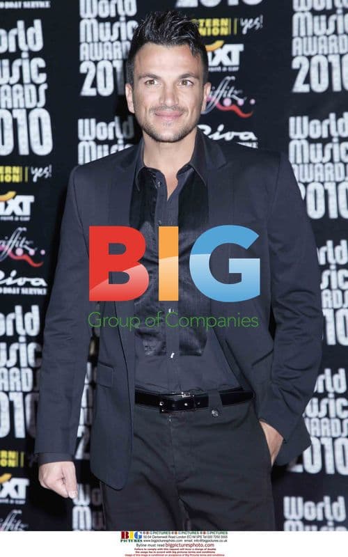Peter Andre at World Music Awards in Monte Carlo