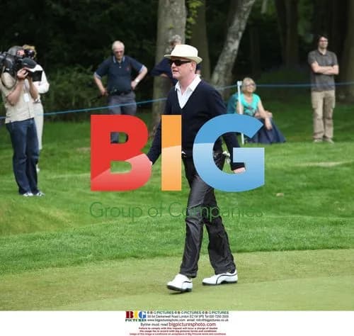 Celebrities and Golfers at BMW PGA Pro-Am