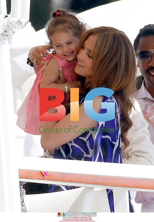 JLo Has Lunch with Marc and Emme in France