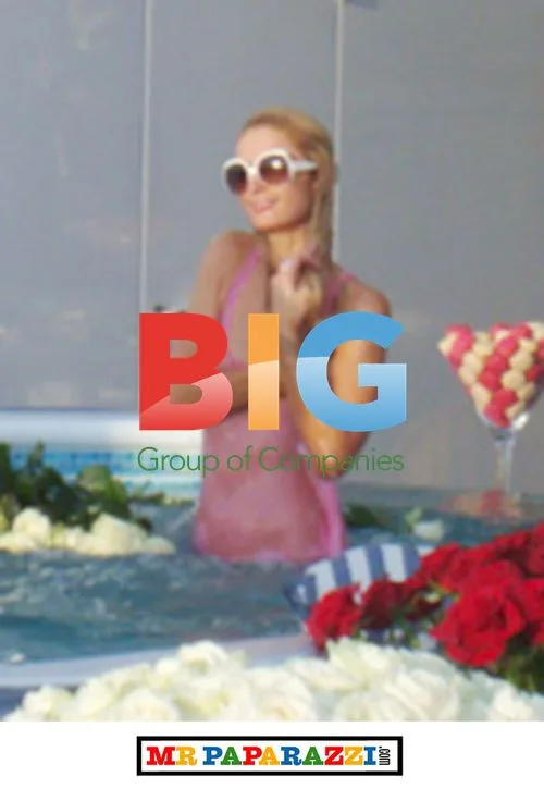 Paris Hilton Jumps into Hot Tub