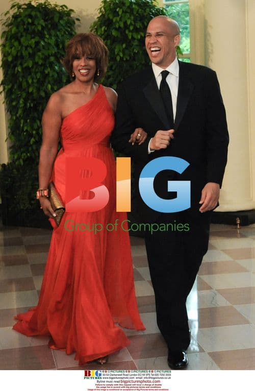 Booker and King Arrive for White House State Dinner