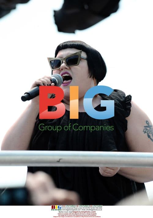 Beth Ditto Rehearses Before Gossip Concert