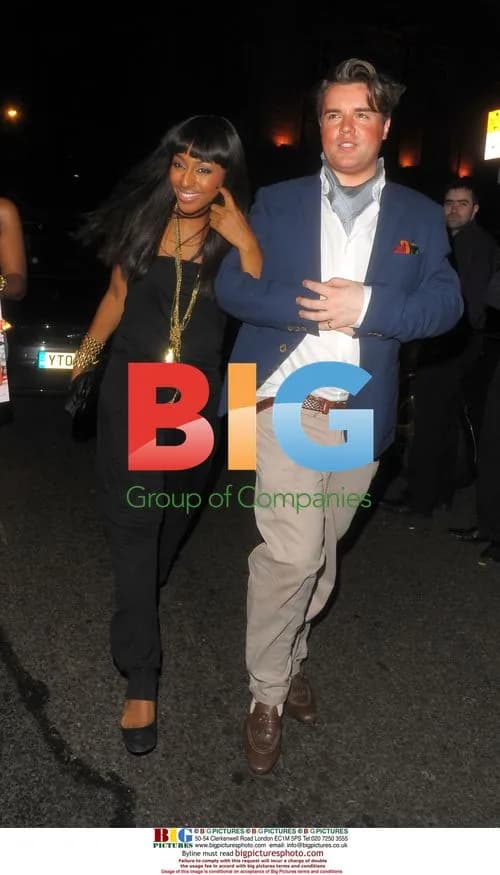 Michael Evans and Alexandra Burke at Birthday Bash