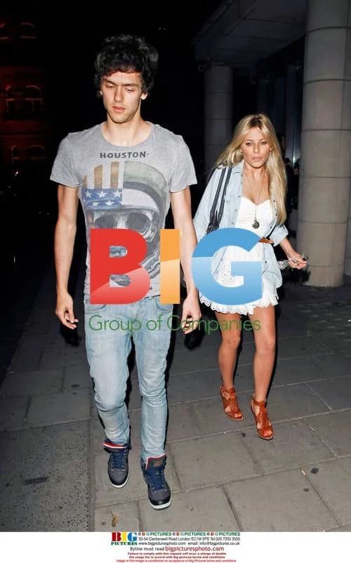 Mollie King with boyfriend Andy Brown