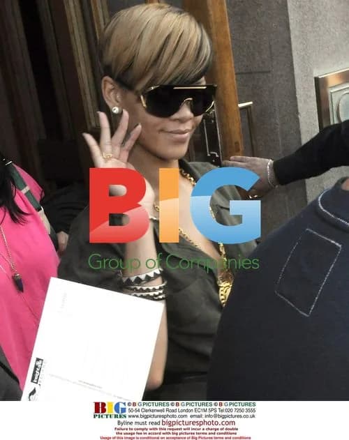 Rihanna Leaving Hotel for Dublin Concert