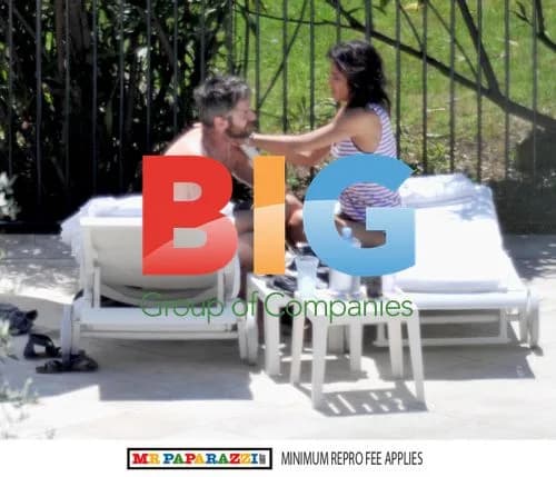 Gerard Butler with French TV Presenter Laurie Cholewa