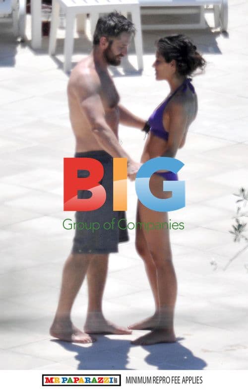 Gerard Butler and Laurie Cholewa