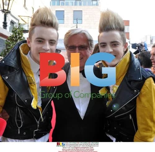 Jedward and William Roache at TV Now Awards 2010