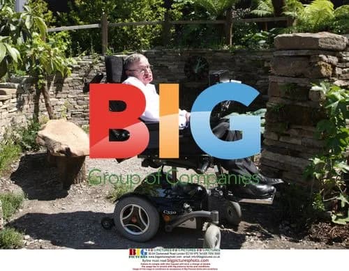 Stephen Hawking at Chelsea Flower Show