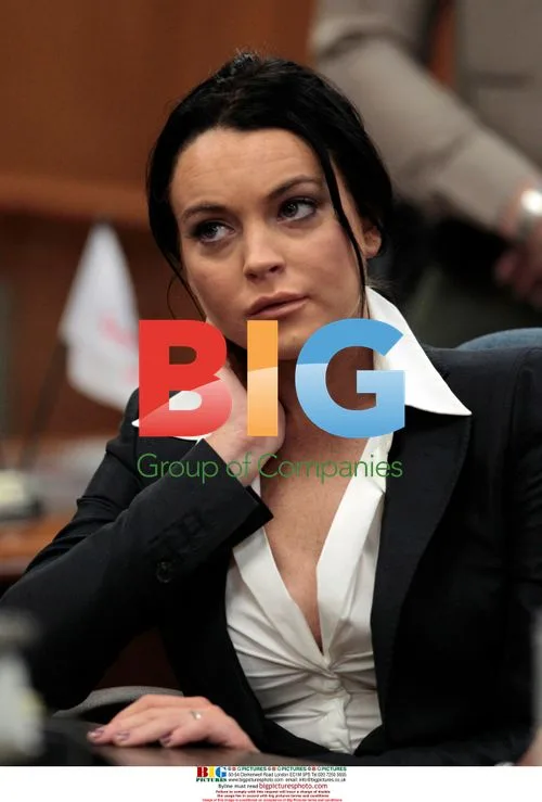 Lindsay Lohan in Court During Trial