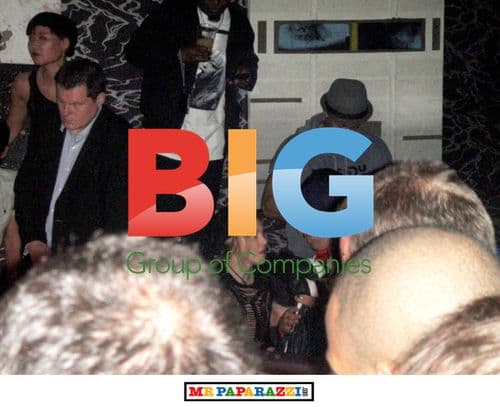 Madonna chats with friend at Aura club