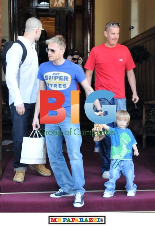 Nicky Byrne of Westlife Spotted in Glasgow