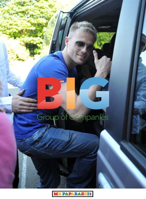 Nicky Byrne of Westlife Leaving Mar Hall in Glasgow