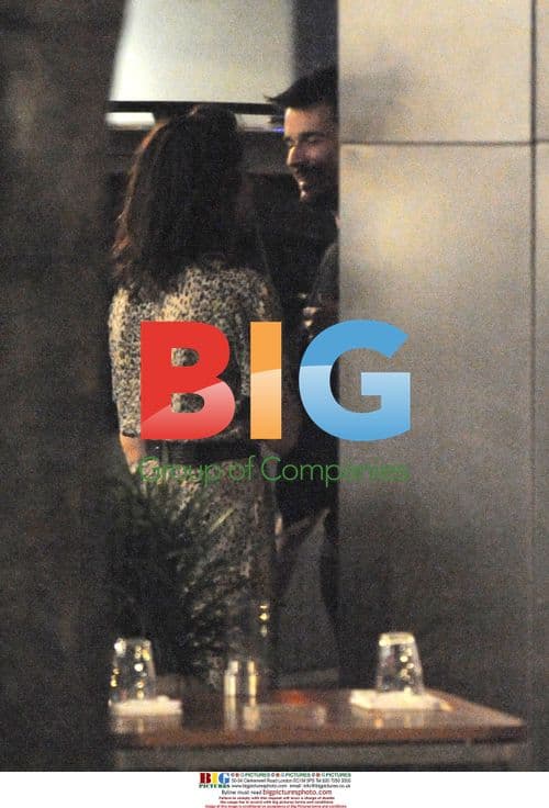 Gemma Arterton and Stefano Mioni leave Roka restaurant