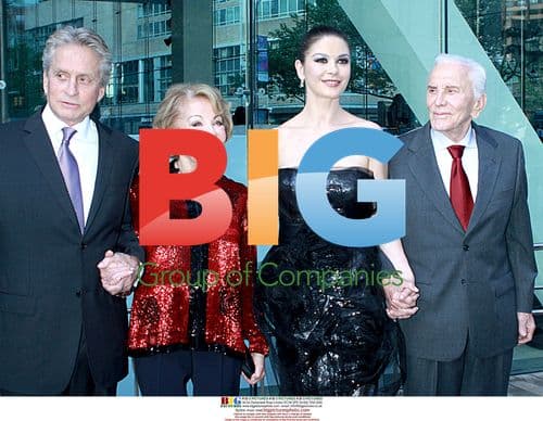 Michael Douglas and Family at Lincoln Center Tribute