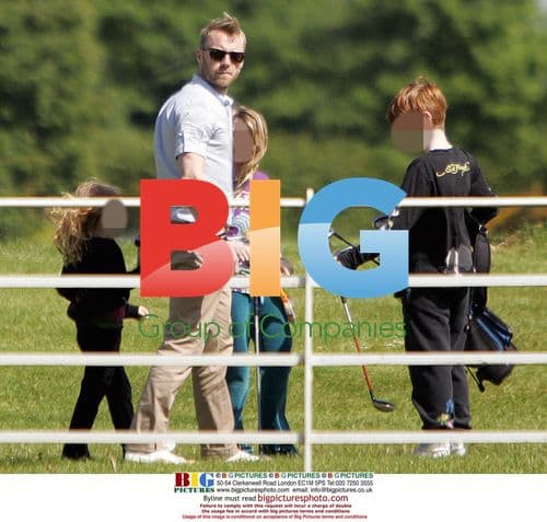 Ronan Keating and Kids Play Golf in Ireland