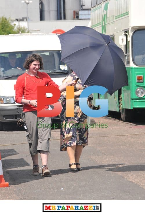 Ruth Jones as Hattie Jacques on BBC4 Set