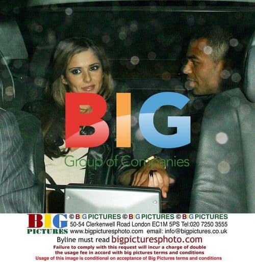 Cheryl and Ashley Cole Leaving Nobu