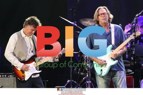 Eric Clapton Performs with Steve Winwood