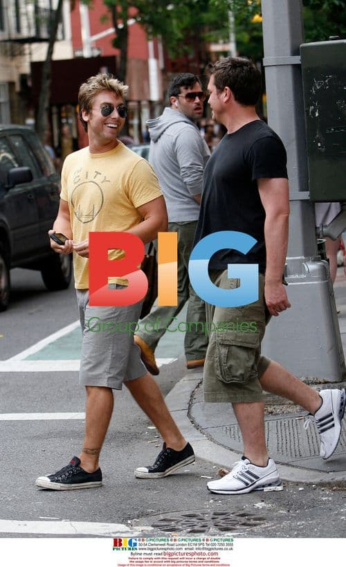 Lance Bass in West Village, NYC