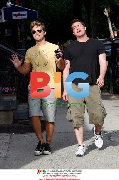 Lance Bass Spotted in West Village