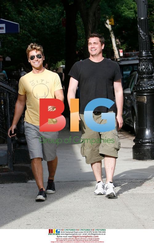 Lance Bass Spotted in NYC