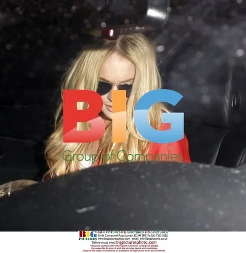 Lindsay Lohan Goes Blonde in LA