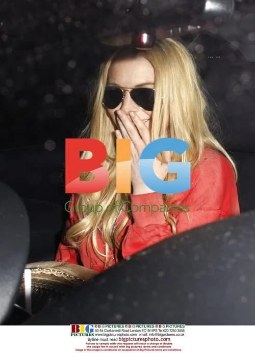 Lindsay Lohan Goes Blonde in LA