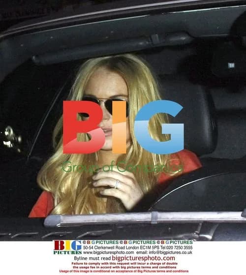Lindsay Lohan Goes Blonde in LA