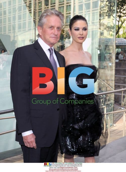 Michael Douglas and Catherine Zeta-Jones at Chaplin Awards