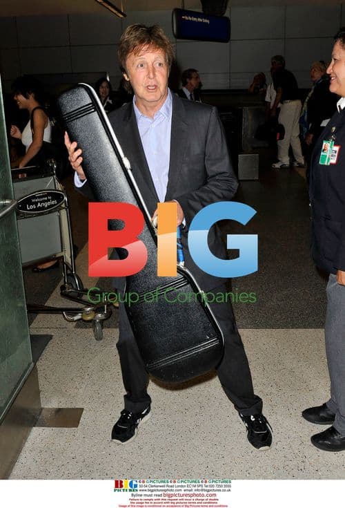 Sir Paul McCartney Arrives at LAX