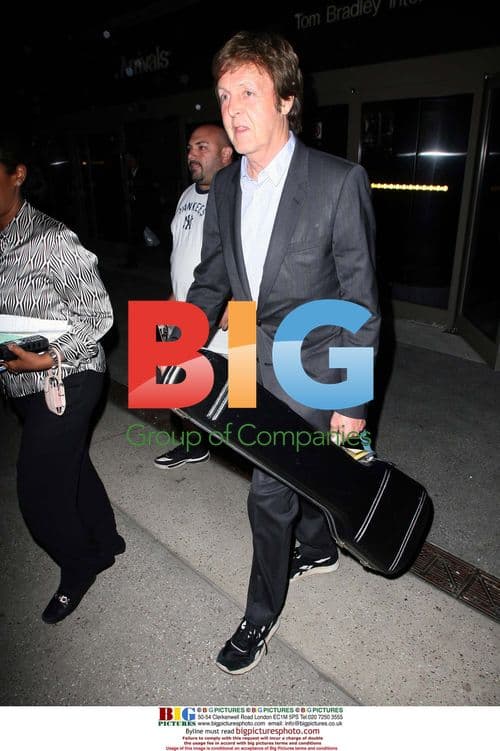 Sir Paul McCartney Arrives at LAX