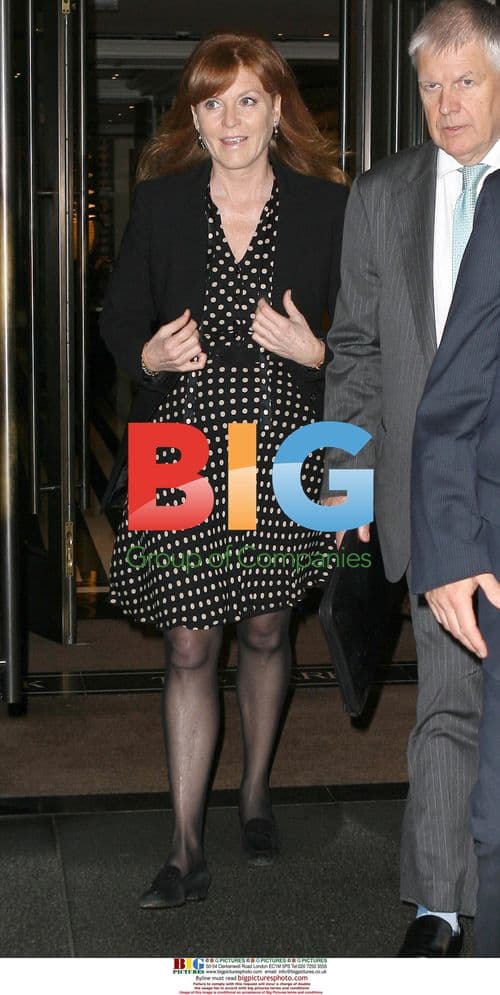 Sarah Ferguson Spotted in NYC