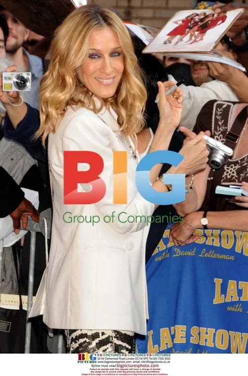 Sarah Jessica Parker at Letterman Show