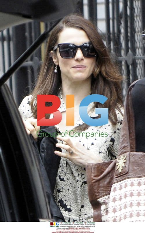 Rachel Weisz Leaving Apartment