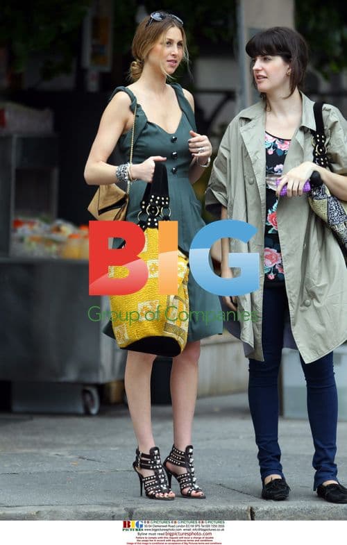 Whitney Port Hails Cab in NYC