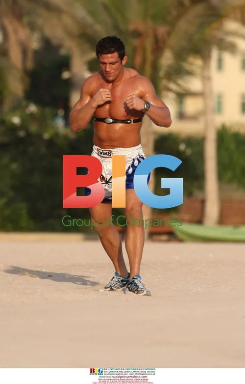 Alex Reid Training on the Beach