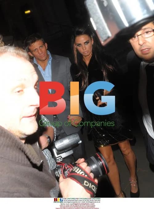 Alex Reid and Katie Price Leave Black Ball