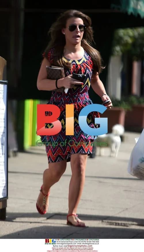 Coleen Rooney runs errands in Alderley Edge