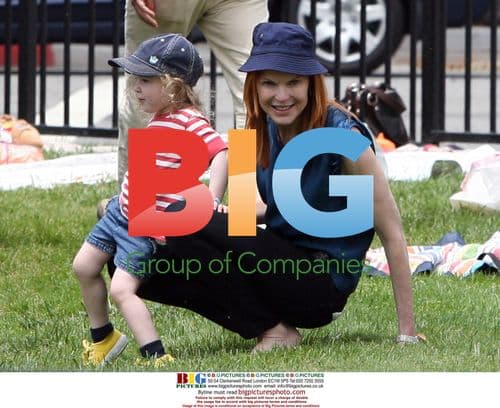 Marcia Cross at Birthday Party with Daughter